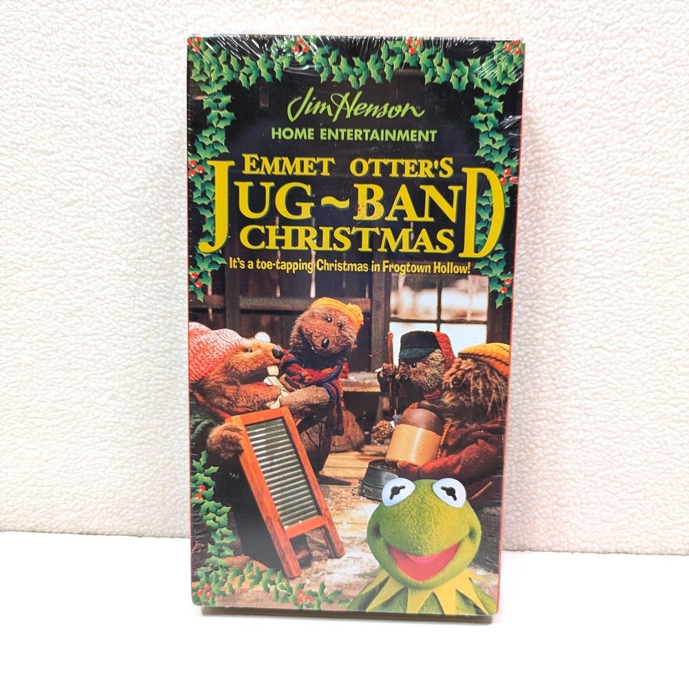Emmet Otter's Jug-Band Christmas VHS 1998 Jim Henson Kermit NEW SEALED